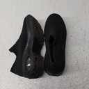 STQ Womens Slip on Walking Shoes Breathable Non Slip Work Shoes Comfortable Orthopedic Sneakers with Arch Support All Black 6