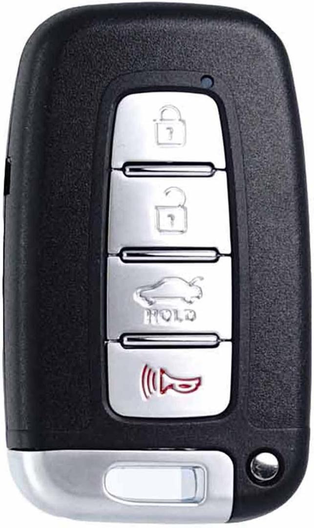 Key Fob Replacement Fits for Hyundai Sonata Genesis 2010 2011 2012 2013 2014 Azera Equus Kia Optima 2009-2013 Ria Sorento Forte Borrego Smart Keyless Entry Remote Control SY5HMFNA04