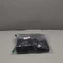 Arotive Luxury Chenille Bathroom Rug Mat, Extra Soft Thick Absorbent Shaggy Bath Rugs, Non-Slip Machine Wash Dry, Plush Bath Mats for Bathroom, Shower and Tub, 24x16, Black