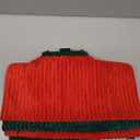 OTOSTAR Pack of 4 Decorative Throw Pillow Covers 16x16 Inch Soft Corduroy Decorative Modern Pillow Covers Farmhouse Couch Boho Pillowcases Home Couch Bed Decor (Red Green)