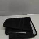 JSEI Entryway Rugs Doormat 24"x36", NonSlip Dirt Trapper Door Mats Indoor, Washable Absorbent and Stain Resist Welcome Floor Mat for Front Door, Dog Door Mat, Dirty Wet Shoes & Paws, Black