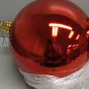 Jerify 2 Pcs 12" Large Christmas Ball Ornaments Giant Shiny Plastic Christmas Ball Outdoor Shatterproof Water Resistant Ball Decorations for Holiday Party Xmas Tree(Red)