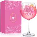 Swanfort MOM Glass – Birthday Gifts for Women, Mothers Day Gifts from Daughter or Son, Mother's Day, Birthday, Christmas.
