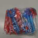 24pcs Mini Bubble Wands Spider Themed Party Favors Birthday Supplies Assortment Toys for Outdoor Summer Gift Goodie Bag Stuffers