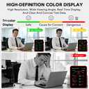 Air Quality Monitor Home Indoor - 15-in-1 Professional Air Meter with HCHO, CO2, PM, TVOC, AQI, Temperature & Humidity, Real-Time Display, App Control, Portable, Accurate for Home & Office Use