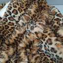 Leopard Rug 8x10 Large Living Room Area Rug Washable Non-Slip Leopard Print Bedroom Rug Modern Themed Indoor Carpet for Dining Room Foyer Apartment Den8x10ft,Brown