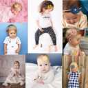 Baby Girl Headbands and Bows for Newborn Infant Toddler Nylon Hairbands Hair Accessories