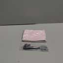 Golf Towels, Microfiber Waffle Pattern Tri-fold Golf Towel - Brush Tool Kit with Club Groove Cleaner, with Clip Men Women Golf Gifts (Pink Towel+Black Brush)