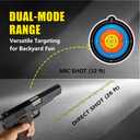 Wood Grain Foam Blaster Pistol with 2 Detachable Magazines, 40 Shell Casings, 50 Soft Bullets, Great Birthday for Boys and Girls, Realistic Action with Shell Ejection