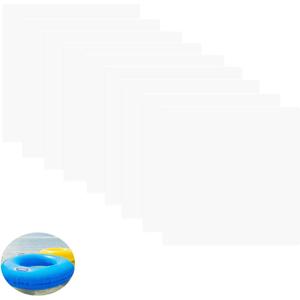 15 Pack Inflatable Waterproof Repair Tape Inflatable Patch Repair Kit TPU Glue Patches for Air Mattress Tent Inflatable Bouncer Swim Tubes Ring Arm Floaties Pool Float Water Hammock Beach Balls