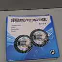 8-inch Metal Wire herbicide Blade, Used for Rust Removal, Moss and Weed Removal, Metal Wire herbicide Head for Removing Non Fragile Paving Stones, with Universal Adapter kit