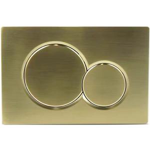 Dual-Flush Actuator Plate Compatible with Geberit 115.770.46.6, Brushed Gold