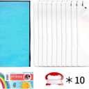 DIY Kites for Kids Kite Making Kit Bulk, Decorating Coloring Kite Party Pack,White Diamond Kite Kits