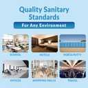 Reli. Toilet Seat Covers (1250 Pcs, 5 Packs of 250) | Disposable Toilet Seat Cover - Flushable - 14x16" (Half-Fold) | Paper Liners for Restroom, Bathroom, Travel, Camping, Kids Potty Training