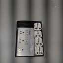 DOACE 220V to 110V Converter for European Travel - 350W 7 in 1 Voltage Converter US to Europe with 3AC, 2QC+2PD for Using U.S. Devices Abroad - Hair Straightener Shaver Toothbrush Laptop Camera Phone