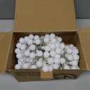 Minetom 66 Feet 200 Led Globe Ball String Lights - Fairy Plug-in With Remote, Waterproof for Indoor Outdoor Party Wedding Christmas Tree Garden Decoration, Pure White