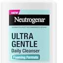 Neutrogena Ultra Gentle Foaming Facial Cleanser, Foaming Face Wash for Sensitive Skin, Gently Cleanses Away Dirt, Oil & Makeup Without Over Drying, Fragrance-Free, 5.8 fl. oz