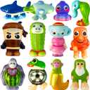 Slow Rising Squishy Toys Tralalero Tralala, Tung Tung Tung Sahur 12 Viral Animals, Fidget Toys, Animal Charms, Decorations Gifts for Party Favors