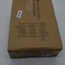 Calmootey 3-Tier Rolling Utility Cart with Drawer,Multifunctional Storage Organizer with Plastic Shelf & Metal Wheels,Storage Cart for Kitchen,Bathroom,Living Room,Office,Black