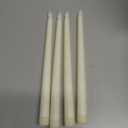 Funtery 48 Pcs Flameless LED Taper Candles Battery Operated Candles Bulk Realistic LED Candlesticks Flickering for Wedding Church Graduation Party Home Decor(Ivory,Classic Style)