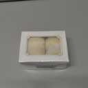 MEEDEE Ivory Velvet Ribbon 2 Inch Frayed Edge Silk Ribbons 2 Rolls 4 Yards Crinkle Crushed Ribbons Ivory Ribbon for Christmas Tree, Gift Wrapping, Holiday Decor, Wedding Favors