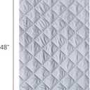 Sheet for Regalo My Cot Portable Toddler Bed, Joovy Travel Cot (Sheet Only, Bed not Included), Soft Child Travel Cot Padded Cover, Grey