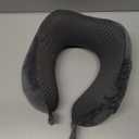 4-Piece Ergonomic Memory Foam Neck Pillow Travel Kit (Includes Eye Mask, Earplugs & Carrying Case)