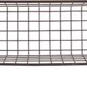 Spectrum Hanging Baskets for Organizing (Small, Bronze) - Grid Over the Cabinet Wire Basket for Kitchen or Bathroom - Door Hanging Storage Organizer for Cleaning Supplies, Washcloths, & Hand Towels
