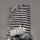 LilyCoco Womens Long Sleeve Striped Shirts Casual Color Block Crew Neck T Shirts Black Large