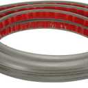 HARFINGTON 4ft Cord Cover Floor W0.3 x H0.3 Inner Channel PVC Hide Extension Cable Floor Wire Hider Wire Covers Protector for Prevent Cable Trips Cables Management, Light Grey