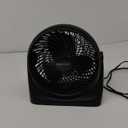 Amazon Basics Air Circulator Fan, Desk Fan for Bedroom, Home and Office, With 90-Degree Tilt Head, 3 Speed Settings, Lightweight (3 LBS), 35 Watts, Black, 11.1"W x 6.3"D x 10.9"H