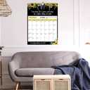 2026 Funny Calendar for Tired Women, Fuck It Wall Calendars for Moms, A Year of Sassy Attitude, Humor Home Office Hanging Monthly Decor Floral Planner, Christmas Swear Word Gag Gift