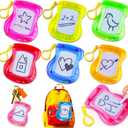 16PCS Mini Magnetic Drawing Board Valentine Party Favors Bulk for Kids 4-8 8-12 Goodie Treat Bag Stuffers Classroom Treasure Chest Carnival Prizes Box Toys Pinata Filler Birthday Return Gifts