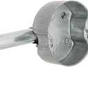 Hubbell Raco 936 4 in. Round Retro-Brace Ceiling Fan-Rated Support, 4 in, Gray