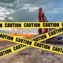 Premium Yellow Caution Tape Roll, 3 inch x 1000 feet, Ideal Use for Danger/Hazardous Areas/Crime Scene Halloween Party Decorations (3-Pack)