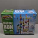 Marble Genius Marble Run - 150 Complete Pieces Maze Track Toys for Adults, Teens, Toddlers & Kids Aged 4-8 Years Old, (85 Translucent Marbulous Pieces + 65 Glass-Marble Set), Super Set