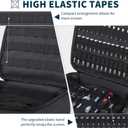 Portable Drill Bit Organizer Bag,Brill Bit Holder Tool Bag 1/4-Inch,3/8-Inch,1/2-Inch,138 Hole Socket Organizer,Screwdriver Bit Organizer Drive Bit Storage Drill Bit Carrying Case (Bag Only)