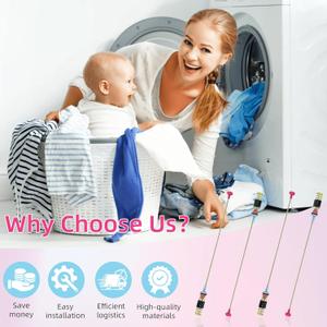 DC68-03172B-03 DC68-03172D-00 DC68-03172C Washer Suspension Rods for Samsung WA50R5200AW/US WA45T3200AW/A4 WA50R5400AV/US WA54R7200AW/US WA45N3050AW/A4 WA50R5400AW WA45T3400AV WA54R7200AV WA54R7600AC Pack of 2