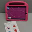 Kids Case for Samsung Galaxy Tab A7 Lite 8.7" Tablet, Built-in Screen Protector, Shockproof Handle Stand Protective Case for Samsung Galaxy Tab A7 8.7 inch 2021(SM-T220 / T225 / T227), Pink