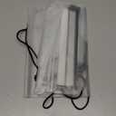 HEETA 5-Pack Clear Waterproof Dry Bag Pouch, Water Tight Cases Dry Bags Document Holder for Camera Mobile Phone Maps, Kayaking Boating (Black)