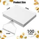Frienda 100 Pack White Foam Board Foam Poster Boards 12 x 16 Inch Inch for Projects Double Sided Thickness, Rigid for School Crafts Office Art Projects Crafts, Presentation, Wedding