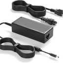 65W Laptop Charger Compatible with Dell Latitude 3520 3420 3510 3440 3450 3150 3550 vostro 3530 3520 3510 3420 5502 Laptop Power AdapterOnly Compatible with 4.5 * 3.0mm Round Connector