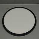 Mactane LED Ceiling Light Office Black, Color Temperatures,15.4 Inch Thin Flat Modern Flush Mount LED Light Fixture for Living Room,36 w Round