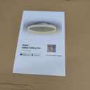 Smart Ceiling Fans with Light and Remote,20'' Low Profile Ceiling Fan with 6-Speed & Dimmable LED, Alexa/APP Home Voice Control, App, Reversible Airflow, App Timer, for BeedroomWhite