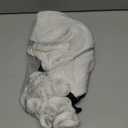 yuehong Adult Long Curly White Gentleman Lawyer Wig 18th Century Colonial Judge Wig Heat Resistant Synthetic Fibers Fluffy Breathable Costume Hair (White)