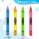 Giant Inflatable Crayons Balloon - Back To School Balloons Decorations - Party Supplies and Gifts - (4Crayons)
