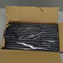 SONGMICS Shoe Rack, 4-Tier Shoe Organizer, Metal Storage Shelf, Upright or Upside Down, for 20-25 Pairs, Stackable, for Entryway, 11.8 x 36.2 x 29.1 Inches, Black ULSA14BK