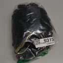 VGbeaty Men Short Wave Black Wig with Glasses and Mustache and Gold Necklace Afro 70s 80s Disco Wig Heat Resistant Synthetic Fiber Soft Durable Breathable Cap for Halloween Costume Party