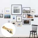 PAGOW 80 Pcs Self-Drilling Anchors, Ancors and Screws for Heavy Duty, Metal Screw Anchors Kit, No Drill and Holes in Wall (40 Pcs Steel Anchors 0.47"x1.57" + 40 Pcs Zinc Screws 0.31"x1.57") (Gold)