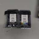 Canon PG-243 / CL-244 Genuine Ink Value Pack (2 Cartridges), Compatible with iP2820, MX492, MG2420/2520/2920/2922/2924/3020/2522/2525, TS3120/302/302a/202/4520/3320 (Pigment Black and Color Ink Cartridge, Black)